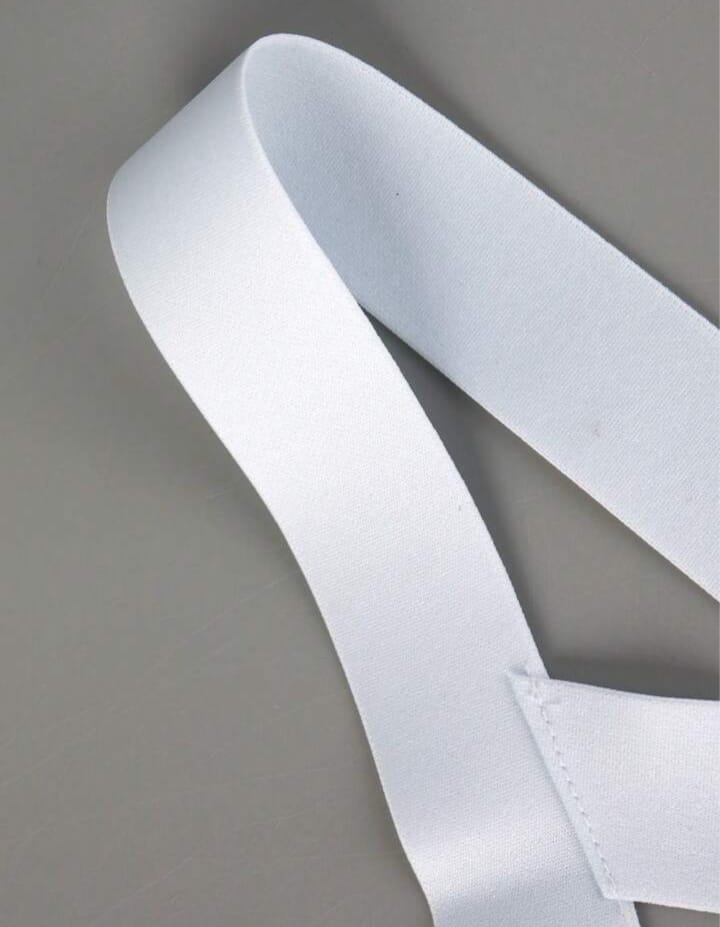 Men's Solid Color Hollow-Out Wide Strap Bodybands